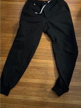 Figs Black Women's Jogger Scrubs Pants